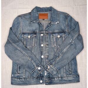 Lucky Brand The Tomboy Trucker Denim Jean Jacket Size L